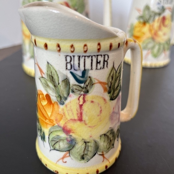 Vintage Ceramic Pitchers - Batter, Syrup, Butter - Picture 4 of 9